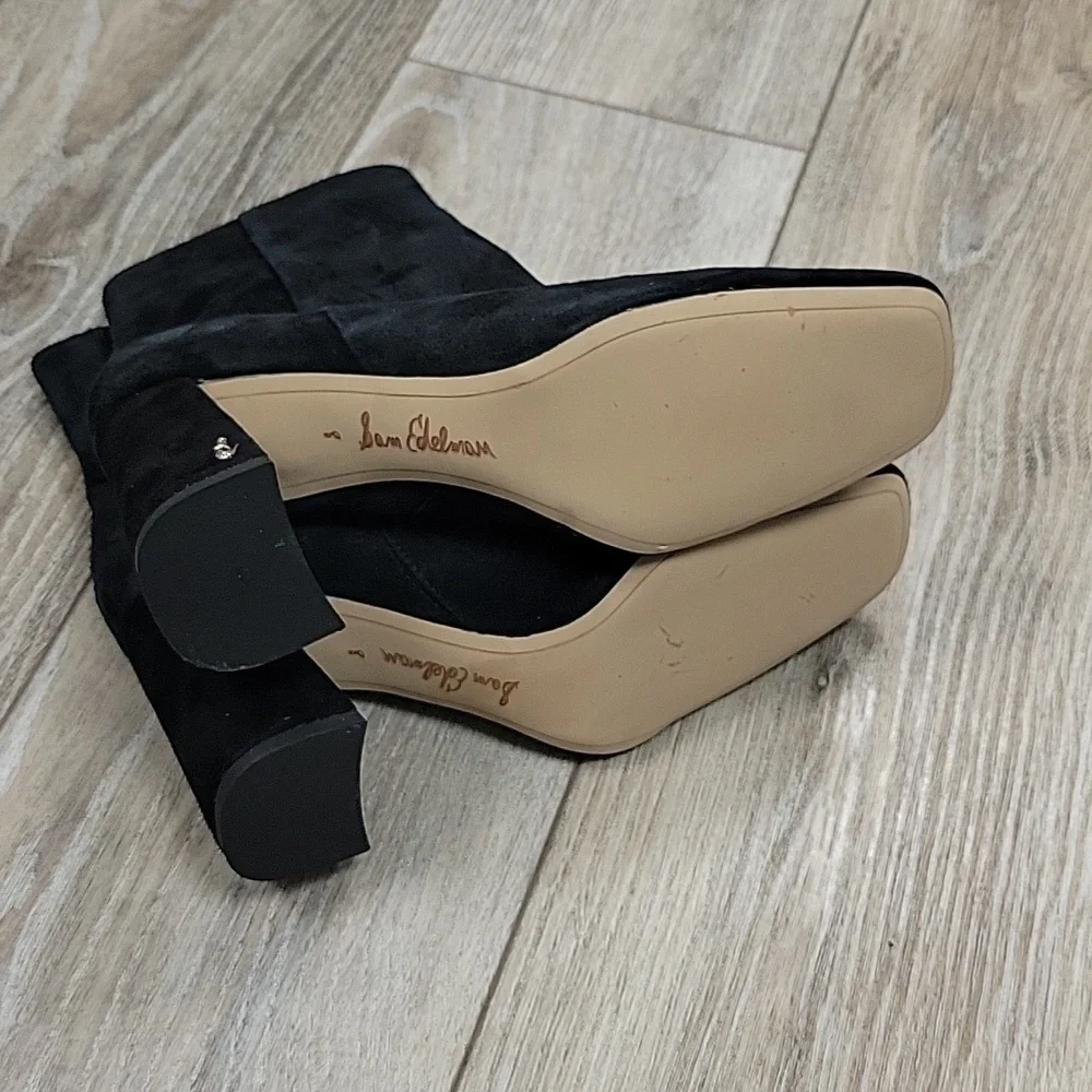 Sam Edelman Size 8 Black Suede Codie Bootie